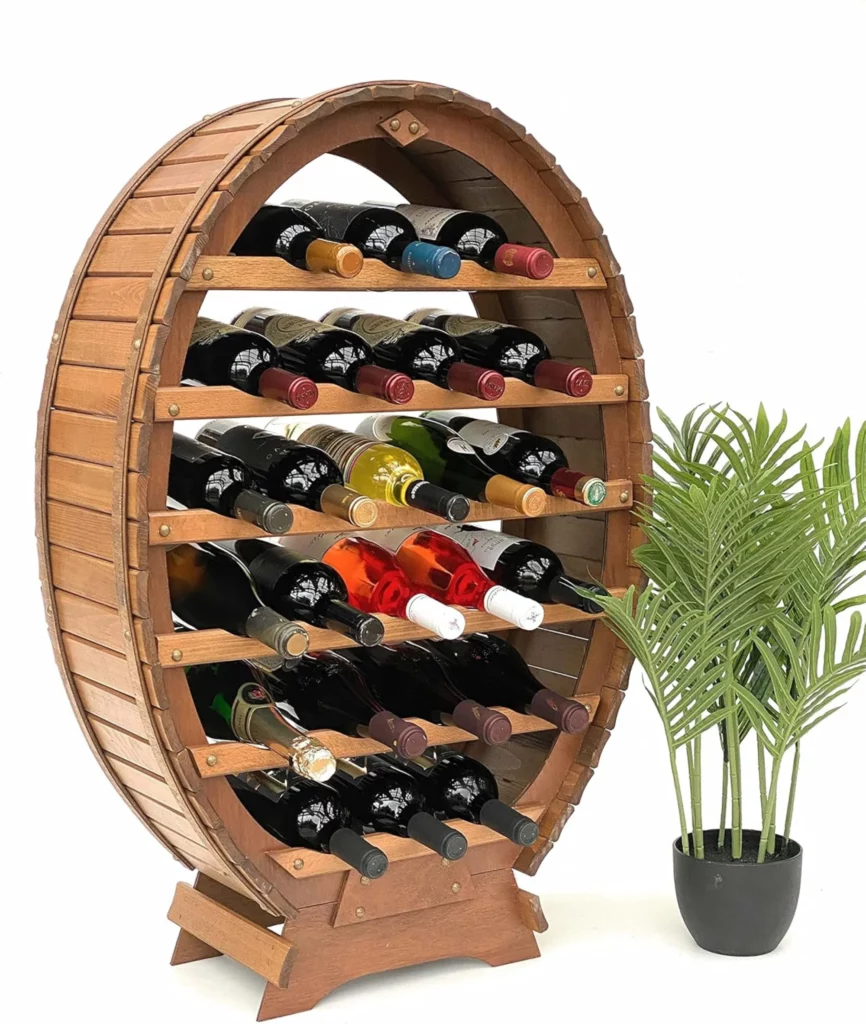 DanDiBo Weinregal Weinfass 24 Flaschen