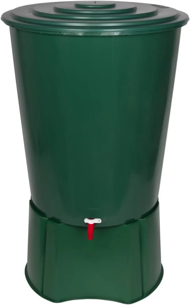 XL Regentonne 310 Liter aus Kunststoff in Grün